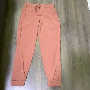 Pink pants. Jogger like. Size small